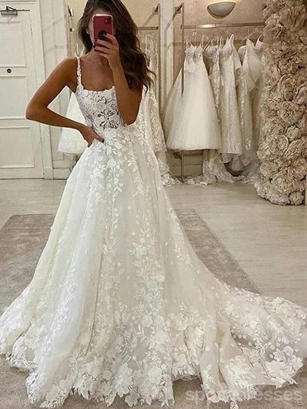 Tiras de cadarço aliam-se casamento de cadarço barato decora vestidos de casamento online, baratos, WD624