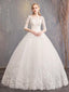 Long Sleeves Lace Ball Gown Cheap Wedding Dresses Online, Cheap Bridal Dresses, WD495