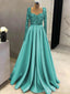 Querida pescoço ouro lantejoulas uma linha barato longo Evening Prom Dresses, Evening Party Prom Dresses, 12350