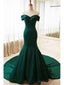 Simple Esmeralda Verde Sirena Larga Noche Vestidos De Graduación, Dulce Barato 16 Vestidos, 18324