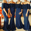 Mermaid Off The Shoulder Strapless Cheap Bridesmaid Dresses Online, WG832