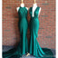 Sexy Mermaid Green Sleeveless Long Bridesmaid Dresses Gown Online,WG1142