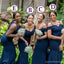 Mismatched Navy Blue Mermaid Cheap Long Bridesmaid Dresses,WG1465