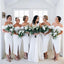 Short Off Shoulder Side Slit Bridesmaid Dresses Online, Cheap Bridesmaids Dresses, WG706