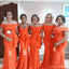 Mermaid Mismatched Sleeveless Cheap Bridesmaid Dresses Online, WG921