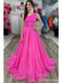 Sweetheart Neck Gold Sequin A-line Vestidos largos baratos del baile de fin de curso de la tarde, vestidos del baile de fin de curso del partido de tarde, 12350