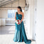 Teal Mermaid One Shoulder Cheap Long Bridesmaid Dresses Online,WG1291