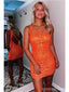 Orange One Shoulder Short Homecoming Dresses,Cheap Short Prom Dresses,CM942