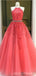 Sweetheart Neck Gold Sequin A-line Vestidos largos baratos del baile de fin de curso de la tarde, vestidos del baile de fin de curso del partido de tarde, 12350