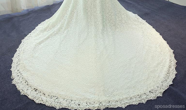 Sem tiras um cadarço de linha vestidos de casamento de casamento de coração doces, vestidos de casamento feitos alfandegários, vestidos de noiva de casamento disponíveis, WD236