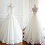 Simple Organza A Line Wedding Bridal Dresses, Custom Made Wedding Dresses, Affordable Wedding Bridal Gowns, WD234