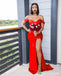 Exclusive Mismatched Red Mermaid Cheap Bridesmaid Dresses Online, WG936