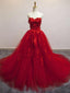 Vestido De Baile Vermelho Brilhante, Vestidos De Baile Longos, Vestidos De Baile Baratos