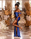 Mismatched Royal Blue Mermaid Cheap Long Bridesmaid Dresses Online,WG1278