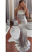 Vestidos Sexys Backless Mermaid Silver Evening Vestidos, Custom Custom Sweet 16 Vestidos, 18493