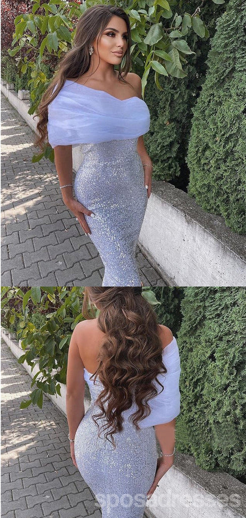 Querida pescoço ouro lantejoulas uma linha barato longo Evening Prom Dresses, Evening Party Prom Dresses, 12350