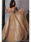 Querida pescoço ouro lantejoulas uma linha barato longo Evening Prom Dresses, Evening Party Prom Dresses, 12350