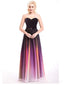 Sweetheart Chiffon Ombre Cheap Long Evening Prom Dresses,  Custom Sweet16 Dresses, 18404