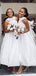 White Halter A-line Lace Applique Long Bridesmaid Dressing Gown Online,WG1072