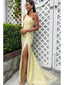 Sweetheart Neck Gold Sequin A-line Vestidos largos baratos del baile de fin de curso de la tarde, vestidos del baile de fin de curso del partido de tarde, 12350